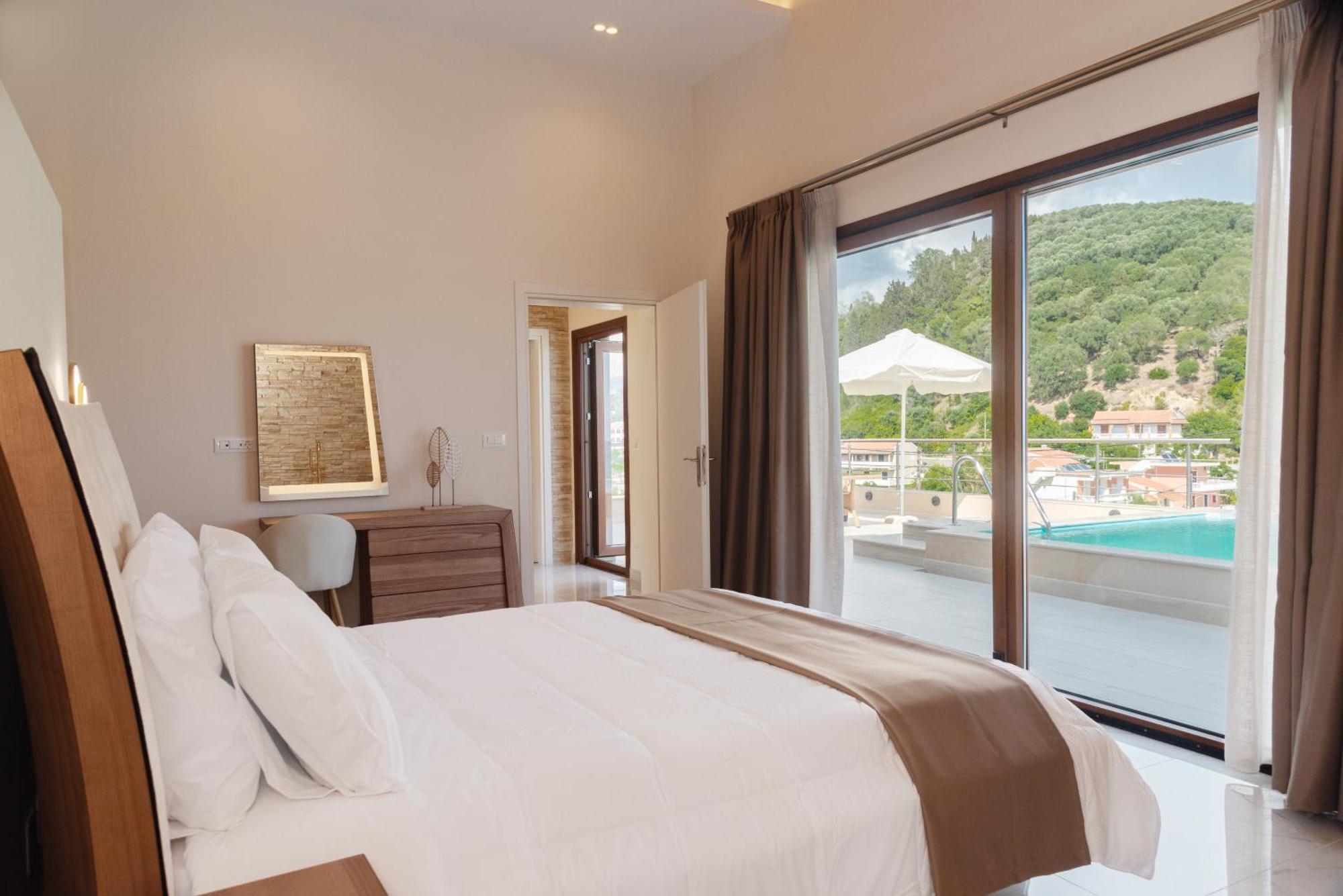 Villa Vasillis-Heated Swimming Pool With Infinity View Vitalades Bagian luar foto